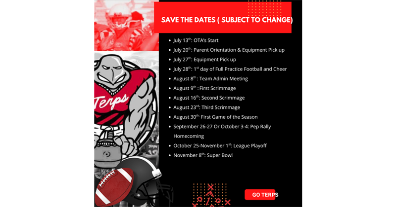2025 Save the Dates
